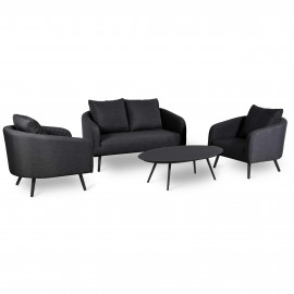 Ambition 2 Seat Sofa Set / Charcoal