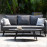 Ambition 3 Seat Sofa Set / Flanelle