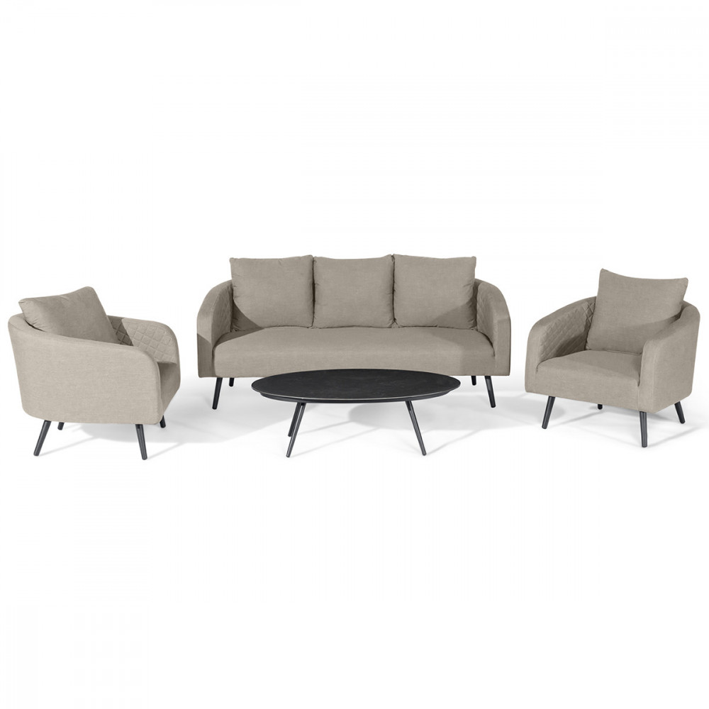 Ambition 3 Seat Sofa Set / Oatmeal