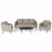 Ambition 3 Seat Sofa Set / Oatmeal
