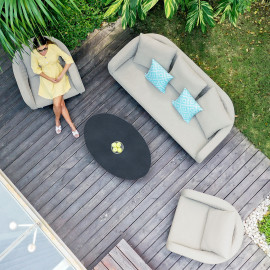 Ambition 3 Seat Sofa Set / Oatmeal