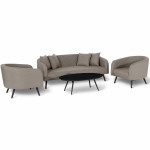 Ambition 3 Seat Sofa Set / Taupe