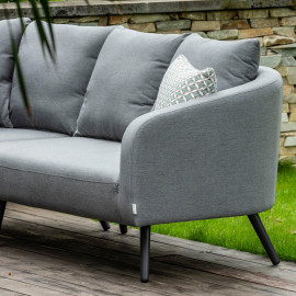 Ambition Square Corner Dining Set with Rising Table / Flanelle Ambition Square Corner Dining Set with Rising Table / Flanelle