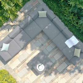 Apollo Large Corner Sofa Group / Flanelle Apollo Large Corner Sofa Group / Flanelle