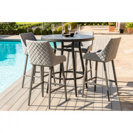 Regal 4 Seat Round Bar Set / Flanelle Regal 4 Seat Round Bar Set / Flanelle