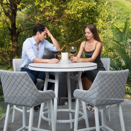 Regal 4 Seat Round Bar Set / Lead Chine Regal 4 Seat Round Bar Set / Lead Chine