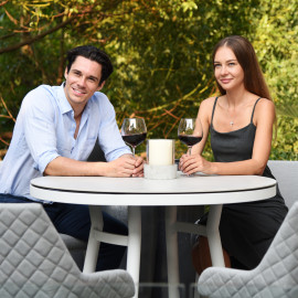 Regal 4 Seat Round Bar Set / Lead Chine Regal 4 Seat Round Bar Set / Lead Chine