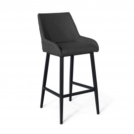 Regal 4 Seat Round Bar Set / Charcoal Regal 4 Seat Round Bar Set / Charcoal