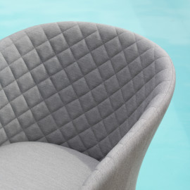 Ambition 6 Seat Oval Dining Set / Flanelle