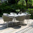 Ambition 6 Seat Oval Dining Set / Lead Chine