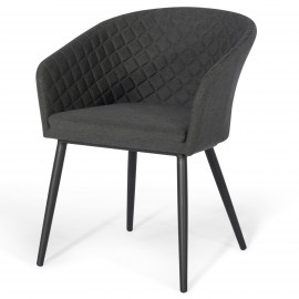 Ambition 6 Seat Oval Dining Set / Charcoal Ambition 6 Seat Oval Dining Set / Charcoal