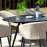 Ambition 6 Seat Oval Dining Set / Taupe