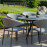 Pebble 8 Seat Oval Dining Set / Flanelle