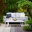 Ethos 2 Seat Sofa Set with Coffee Table / Lead Chine