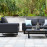 Ethos 2 Seat Sofa Set with Coffee Table / Charcoal