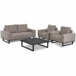 Ethos 2 Seat Sofa Set with Coffee Table / Taupe Ethos 2 Seat Sofa Set with Coffee Table / Taupe