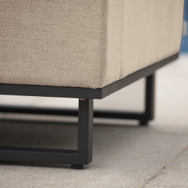 Ethos 2 Seat Sofa Set with Coffee Table / Taupe Ethos 2 Seat Sofa Set with Coffee Table / Taupe