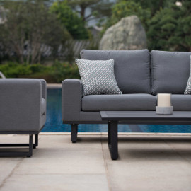 Ethos 3 Seat Sofa Set / Flanelle Ethos 3 Seat Sofa Set / Flanelle