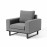 Ethos 3 Seat Sofa Set / Flanelle