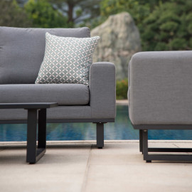 Ethos 3 Seat Sofa Set / Flanelle Ethos 3 Seat Sofa Set / Flanelle