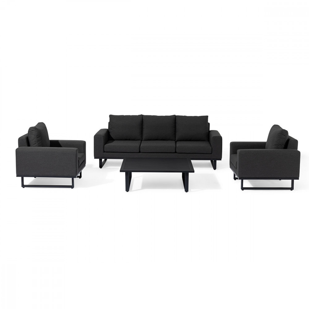 Ethos 3 Seat Sofa Set / Charcoal Ethos 3 Seat Sofa Set / Charcoal