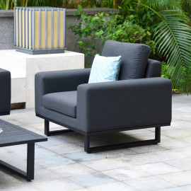 Ethos 3 Seat Sofa Set / Charcoal Ethos 3 Seat Sofa Set / Charcoal