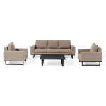 Ethos 3 Seat Sofa Set / Taupe Ethos 3 Seat Sofa Set / Taupe