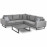 Ethos Corner Sofa Group / Flanelle