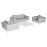 Eve 2 Seat Sofa Set / Lead Chine Eve 2 Seat Sofa Set / Lead Chine