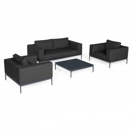Eve 2 Seat Sofa Set / Charcoal