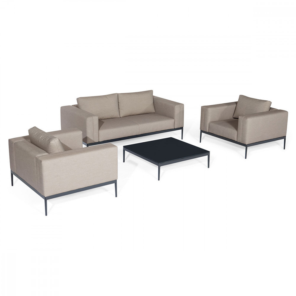 Eve 2 Seat Sofa Set / Taupe Eve 2 Seat Sofa Set / Taupe