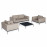 Eve 2 Seat Sofa Set / Taupe