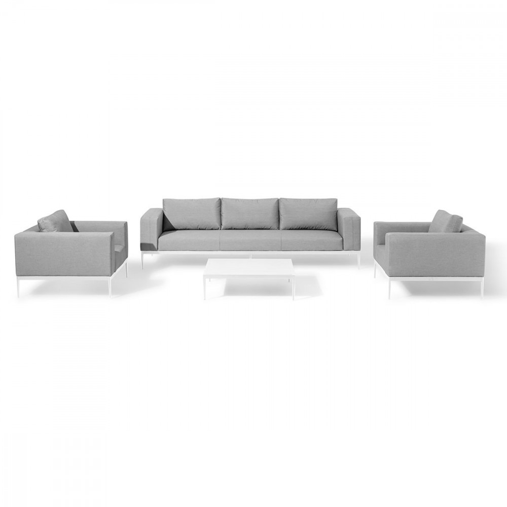 Eve 3 Seat Sofa Set / Lead Chine Eve 3 Seat Sofa Set / Lead Chine