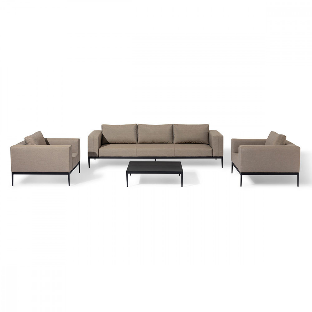 Eve 3 Seat Sofa Set / Taupe Eve 3 Seat Sofa Set / Taupe