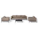 Eve 3 Seat Sofa Set / Taupe Eve 3 Seat Sofa Set / Taupe