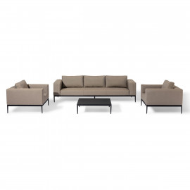 Eve 3 Seat Sofa Set / Taupe