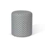 Fabric Sunbrella Footstool 45x45cm / Mosaic Blue Fabric Sunbrella Footstool 45x45cm / Mosaic Blue
