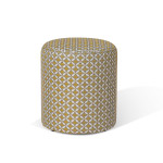 Fabric Sunbrella Footstool 45x45cm / Mosaic Yellow Fabric Sunbrella Footstool 45x45cm / Mosaic Yellow