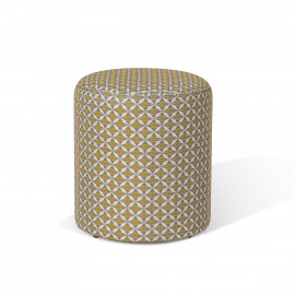 Fabric Sunbrella Footstool 45x45cm / Mosaic Yellow