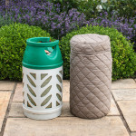 Fabric 10KG Gas Bottle Cover / Taupe Fabric 10KG Gas Bottle Cover / Taupe