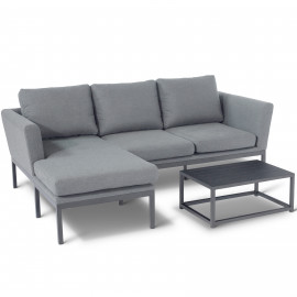 Pulse Chaise Sofa Set / Flanelle Pulse Chaise Sofa Set / Flanelle