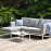 Pulse Chaise Sofa Set / Lead Chine