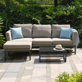 Pulse Chaise Sofa Set / Oatmeal