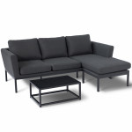Pulse Chaise Sofa Set / Charcoal Pulse Chaise Sofa Set / Charcoal