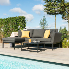 Pulse Chaise Sofa Set / Charcoal Pulse Chaise Sofa Set / Charcoal