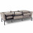 Pulse Chaise Sofa Set / Taupe