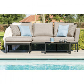 Pulse Chaise Sofa Set / Taupe