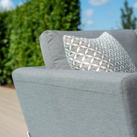 Pulse Rectangular Corner Dining Set with Rising Table / Flanelle Pulse Rectangular Corner Dining Set with Rising Table / Flanelle