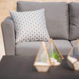 Pulse Rectangular Corner Dining Set with Rising Table / Flanelle Pulse Rectangular Corner Dining Set with Rising Table / Flanelle