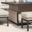 Pulse Rectangular Corner Dining Set with Rising Table / Taupe